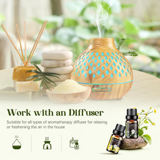 Essential Oils Set 26x5ml Pure Aromatherapy Kit for Diffuser and Self-Care