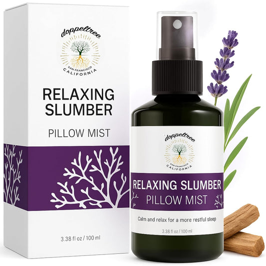Doppeltree All Natural Lavender Pillow Spray for Sleep